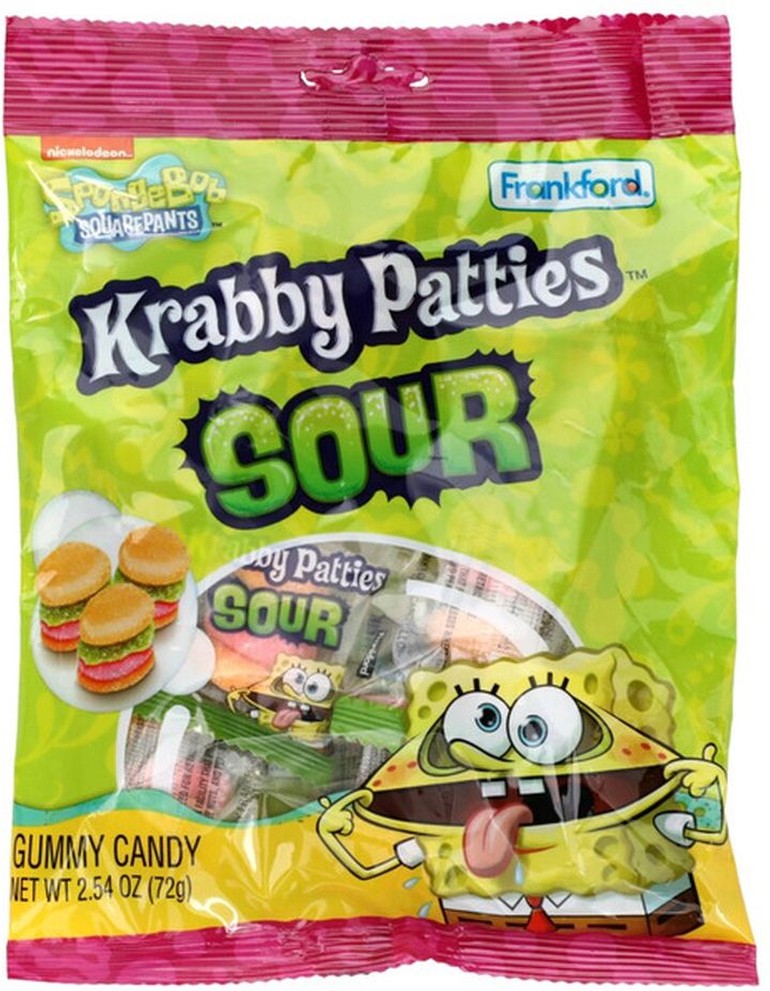 Spongebob Sqaurepants Krabby Patties Gummy Candy