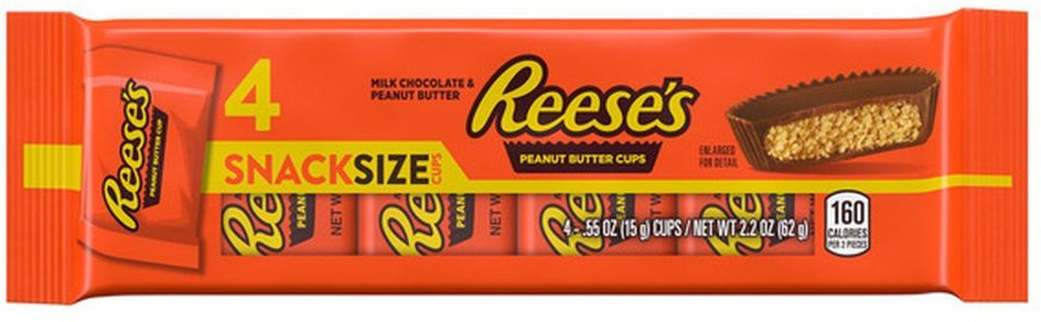Milk Chocolate Peanut Butter Cups Snack Size Halloween Candy