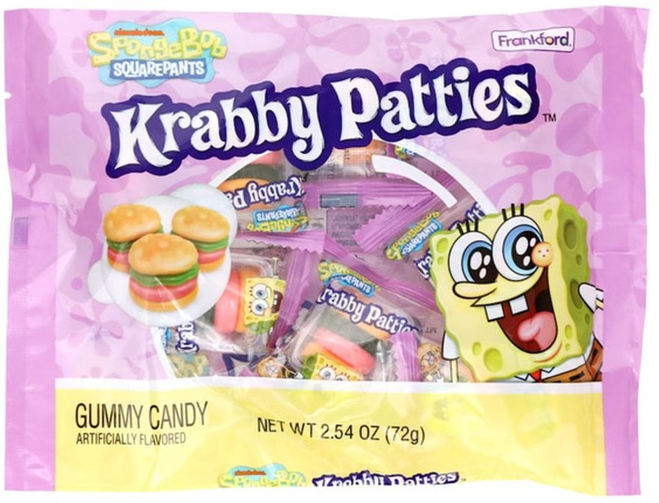 Spongebob Squarepants Krabby Patties Gummy Candy