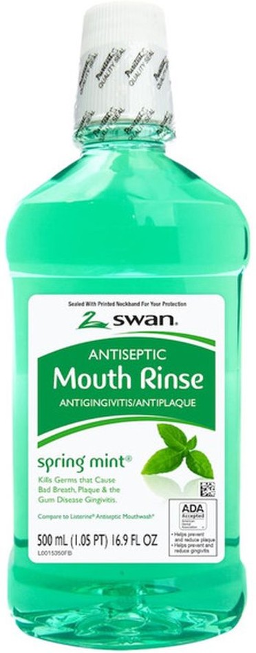 Spring Mint Green Antiseptic Mouthwash