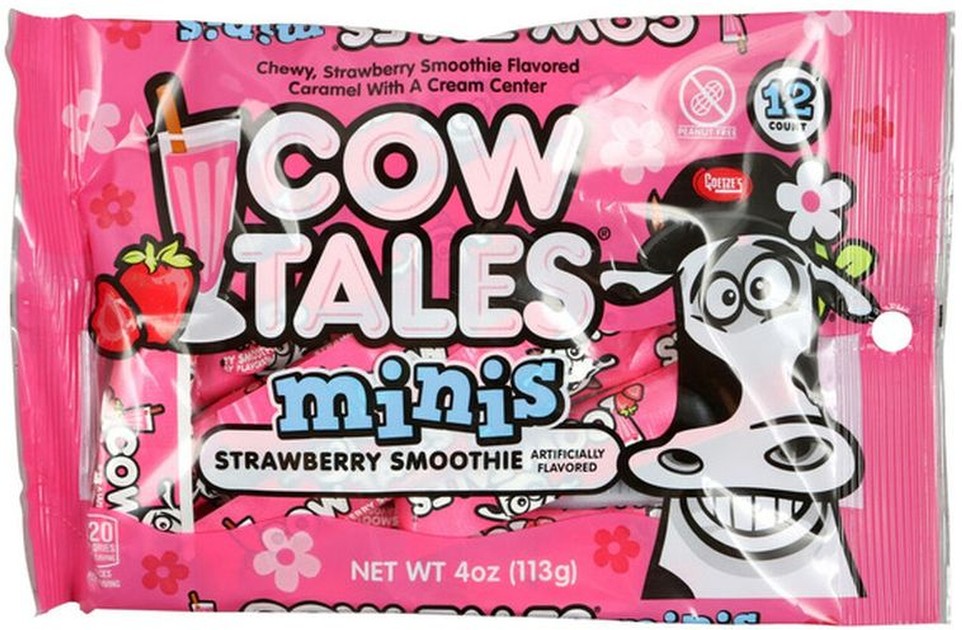 Caramel Creams Candy, Strawberry Smoothie, Minis