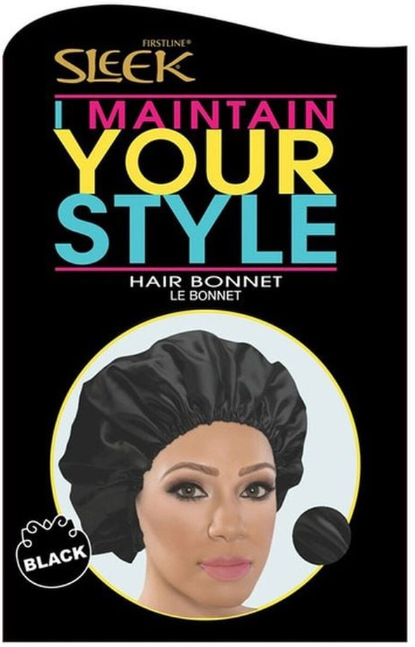 Black Hair Bonnet