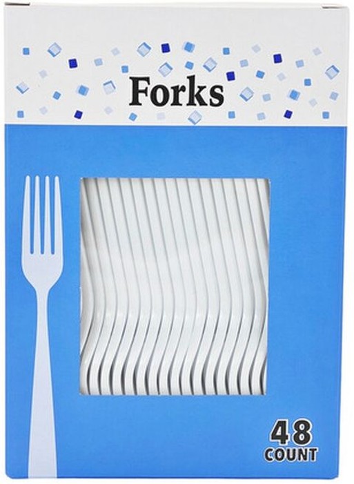 Everyday Plastic Forks - White