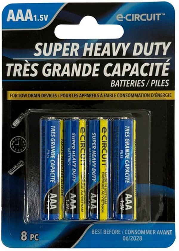 Super Heavy Duty AAA Batteries