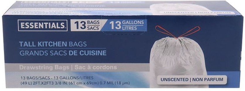 Kitchen Drawstring Garbage Bags