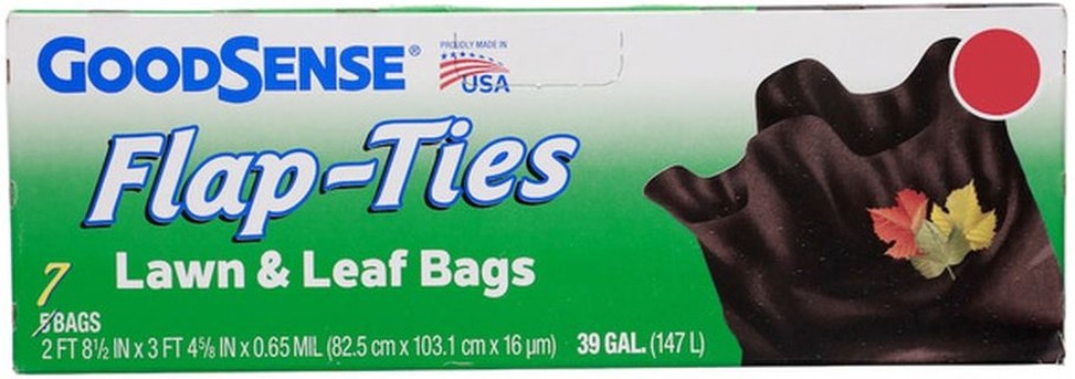 39 Galloon Zipper Seal Plastic Lawn Bags