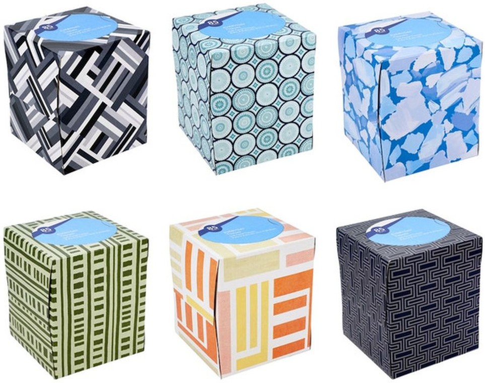 2-Ply Decorative Sentimental Facial Tissues Boxes