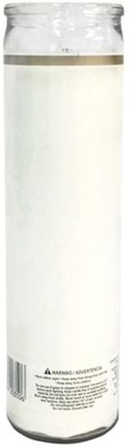 7 Day White Candles in Jar
