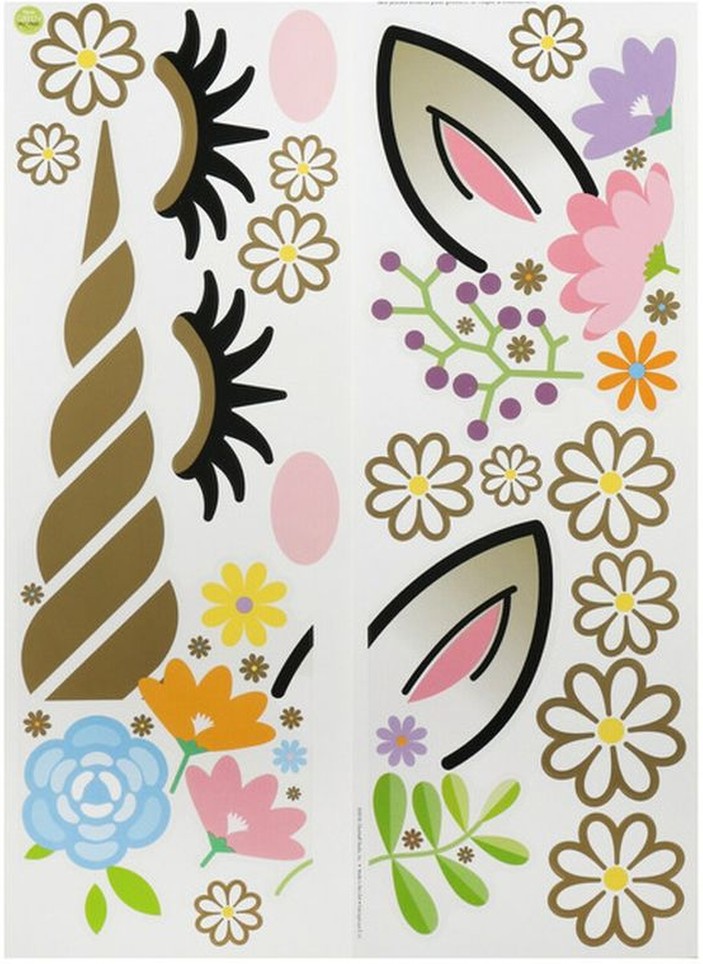 Peaceful Unicorn Wall Creations Jumbo Stickers