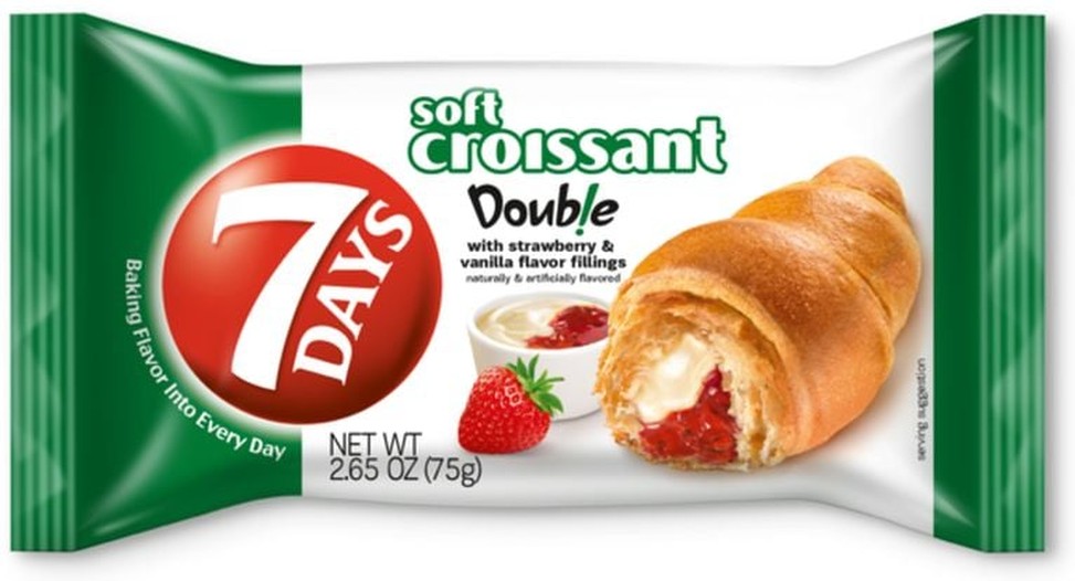 Strawberry & Vanilla Soft Croissant, On the Go Breakfast