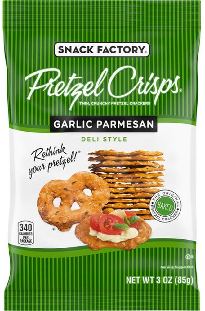 Garlic Parmesan Pretzel Crisps
