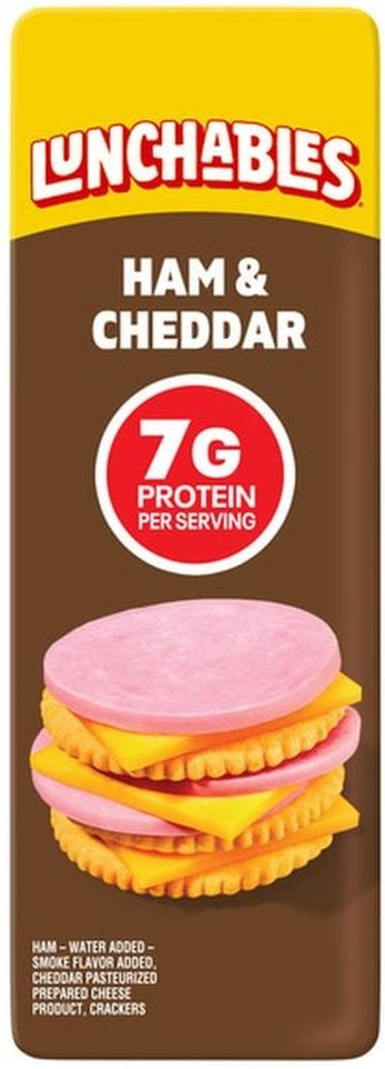 Ham & Cheddar Cheese with Crackers Snack Kit