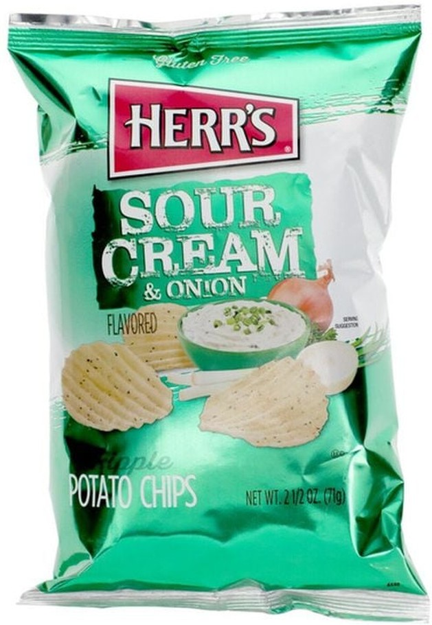 Potato Chips Sour Cream & Onion Flavored