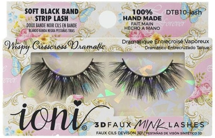 3D Faux Mink Lashes - Wispy Crisscross Dramatic