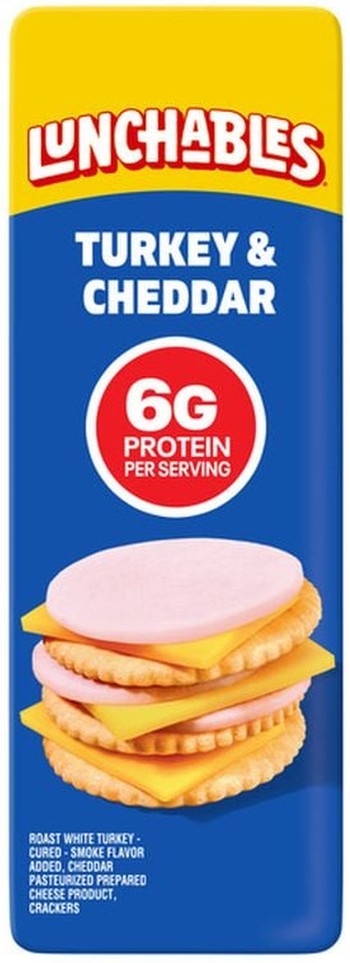 Turkey & Cheddar Cheese with Crackers Snack Kit