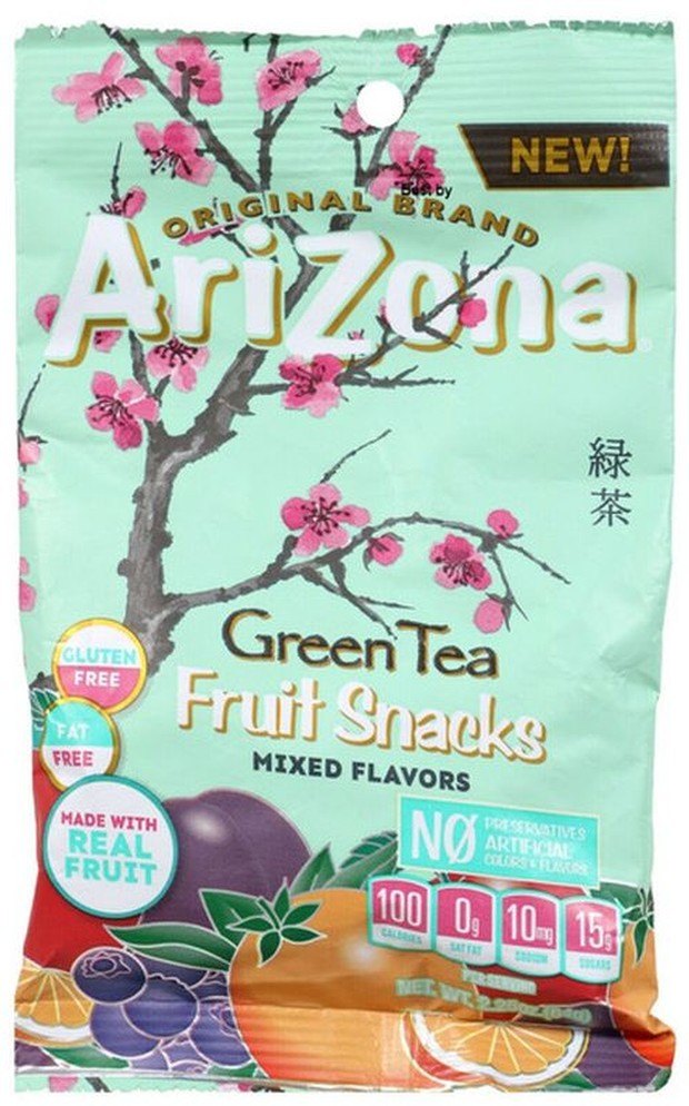 Green Tea Mixed Flavors Fruit Snacks