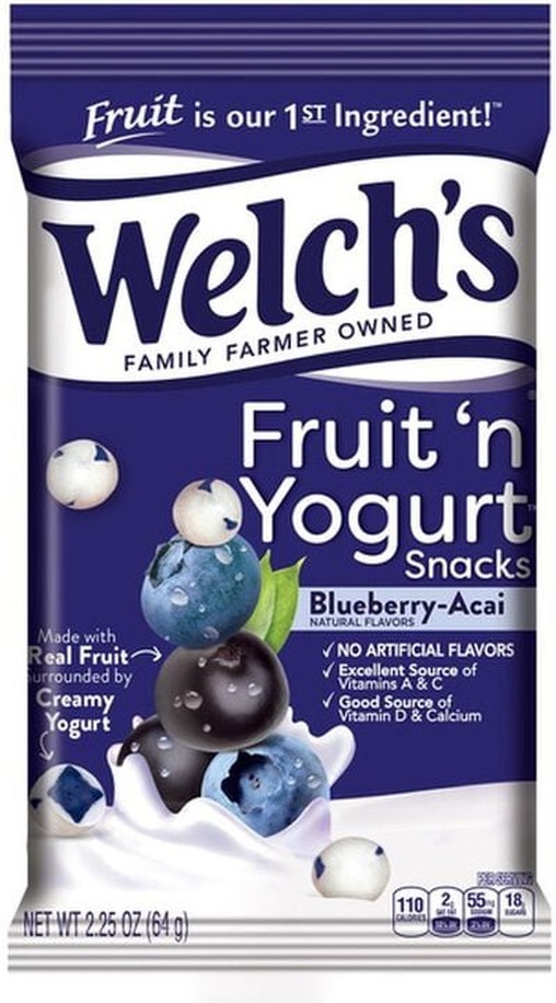 Blueberry-acai Fruit 'n Yogurt Snacks