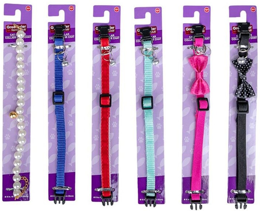 Adjustable Cat Collars with Bells