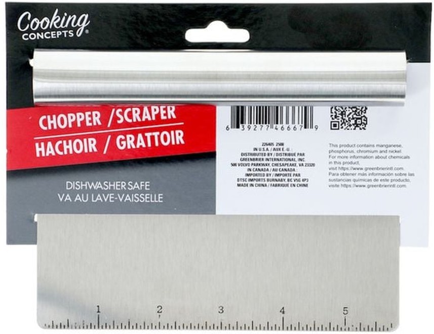 Stainless-Steel Chopper & Scraper