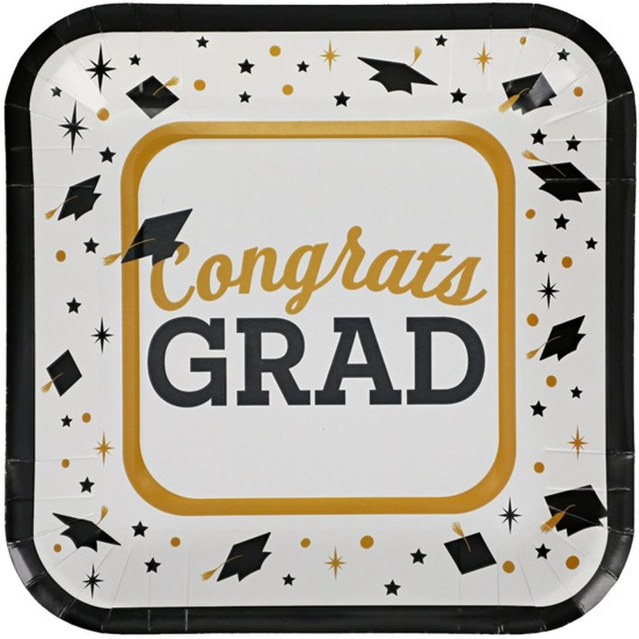 Square Graduation Plates