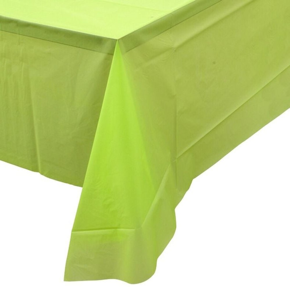54" x 108" Lime Green Plastic Tablecover
