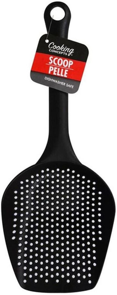 14" Plastic Kitchen Colander Scoop With Strainer Holes