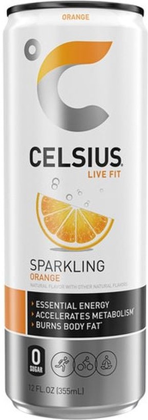 Sparkling Orange, Energy Drink