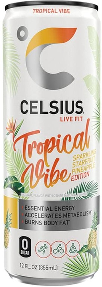 Sparkling Tropical Vibe, Energy Drink