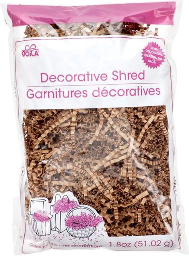 Crinkle Cut Shredded Paper - Natural Brown