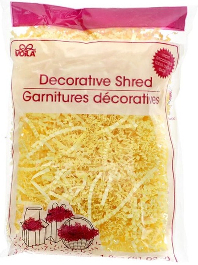 Canary Decorative Shredded Paper - Yellow