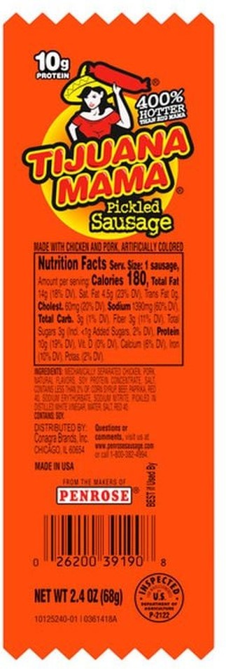 Tijuana Mama Pickled Sausage