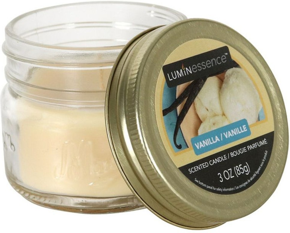 Vanilla Scented Mason Jar Candles