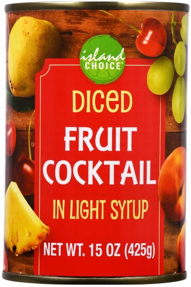 Diced Fruit Cocktail In Light Syrup