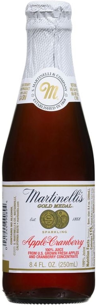 Sparkling Apple-Cranberry Juice
