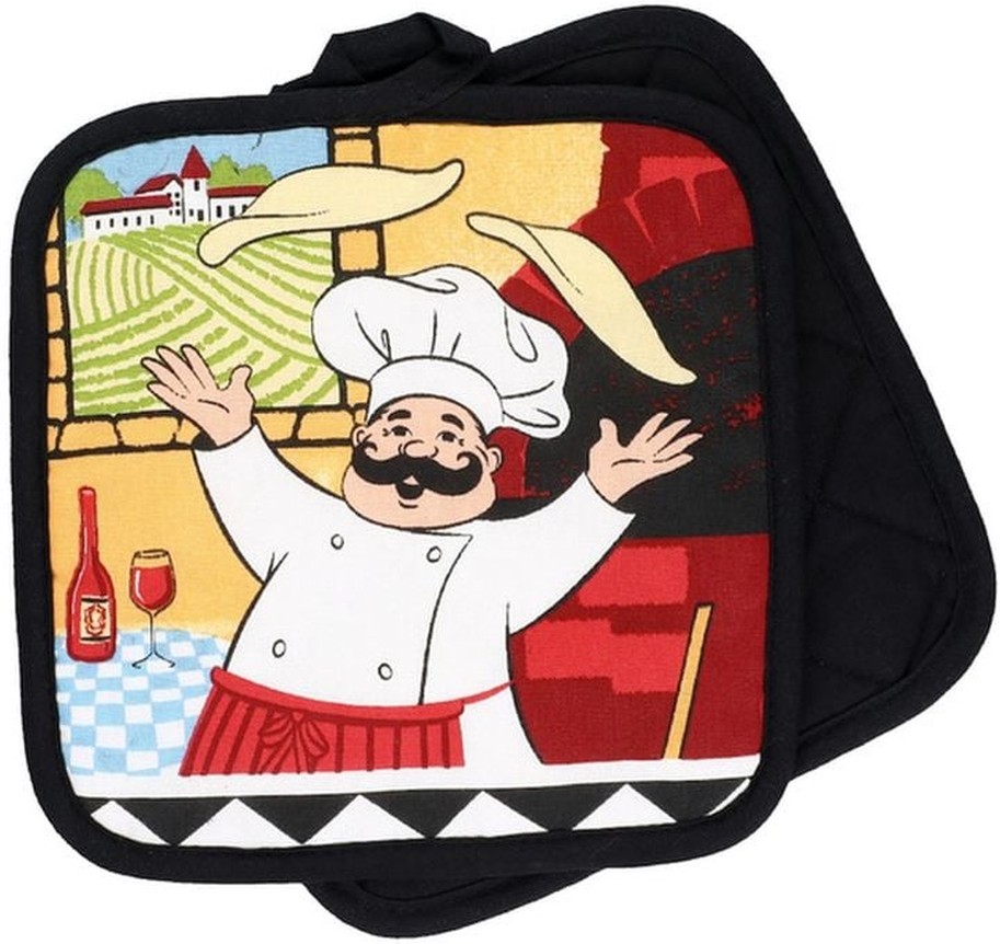 Chef-Themed Pot Holders