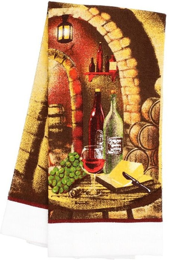 Vineyard-Themed Kitchen Towels