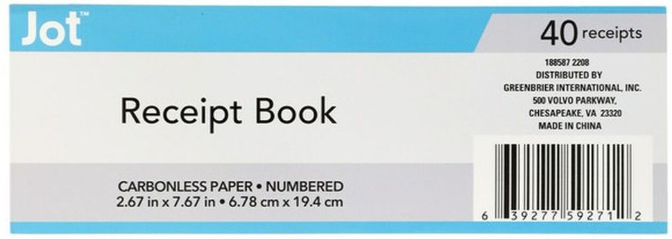 40 Sheet Sales Order Receipt and Receipt Book Carbonless And Daily To Do List