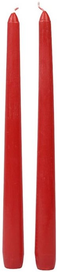 10" Long Red Tapered Candles