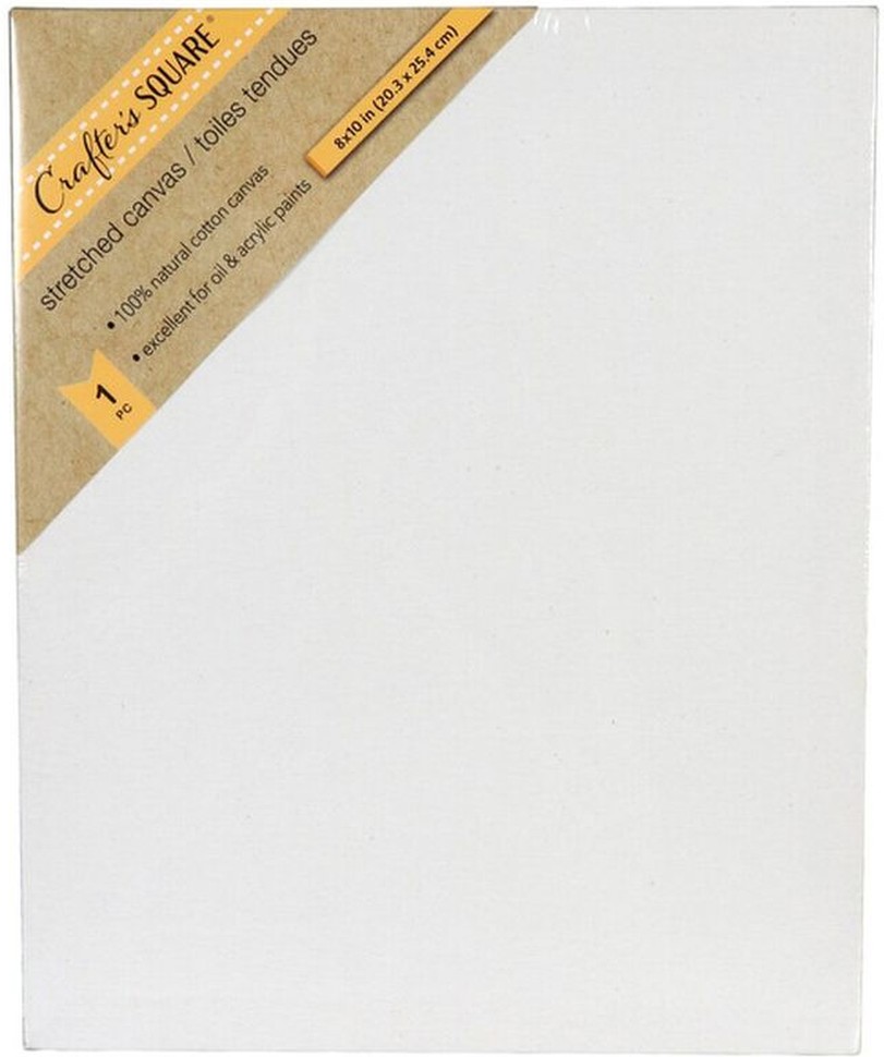 Stretched Natural Cotton Canvas - 8" x 10"