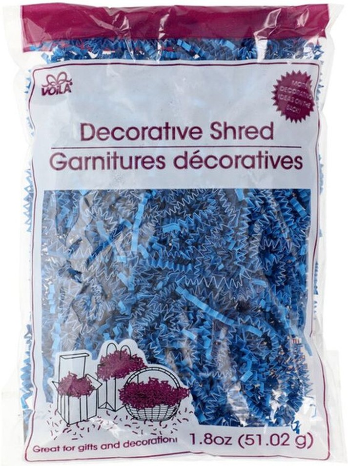 Decorative Shredded Paper - Royal Blue