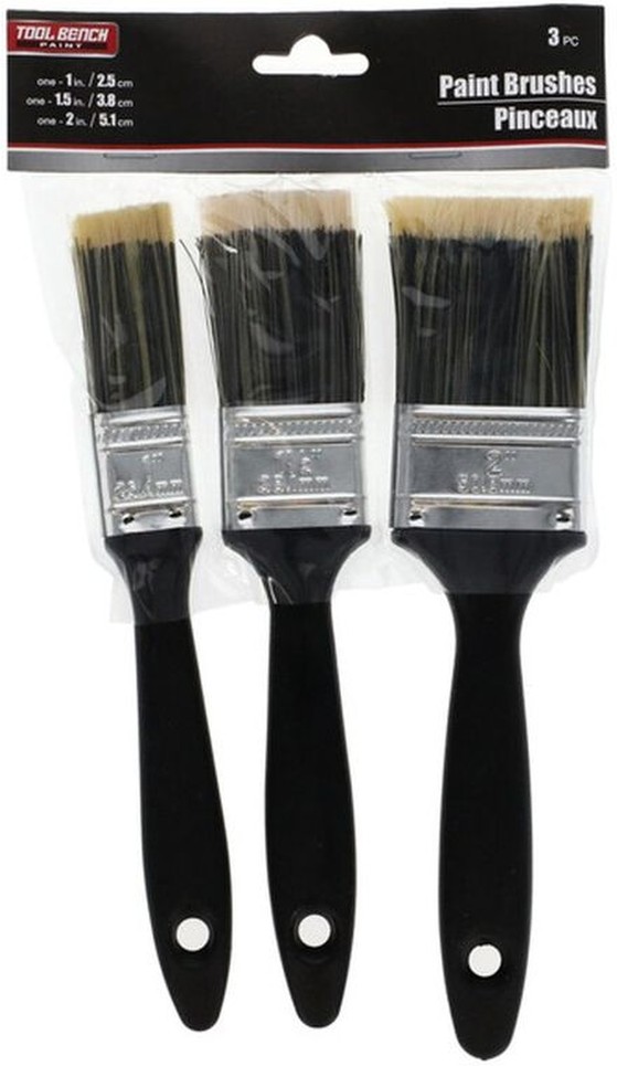 3-Piece Paint Brush Set