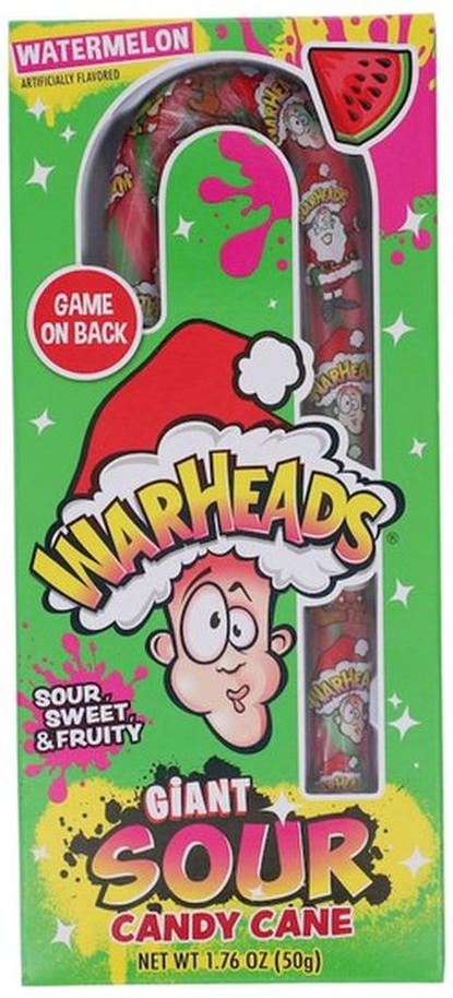 Green Apple Flavored Sour Sweet & Fruity Giant Candy Cane