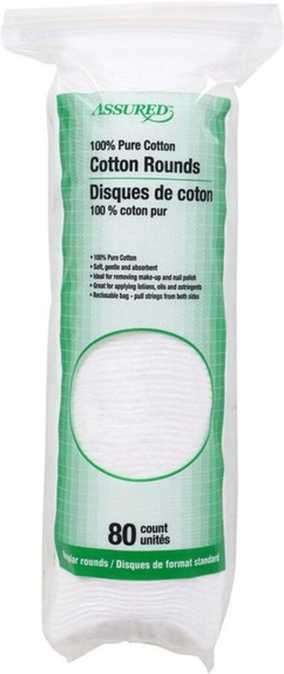 100% Cotton Rounds Beauty Wipes