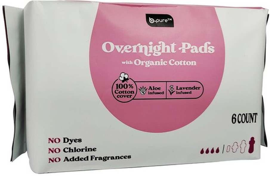 Lavender & Aloe Infused Overnight Pads