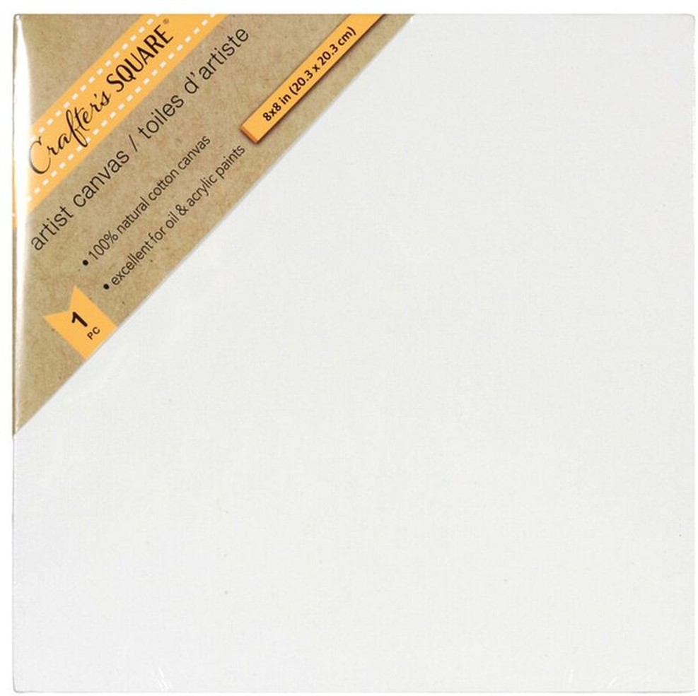 8 x 8 Flat Canvas Board