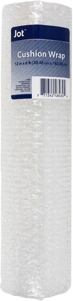 12" x 6" Cushion Wrap With Label