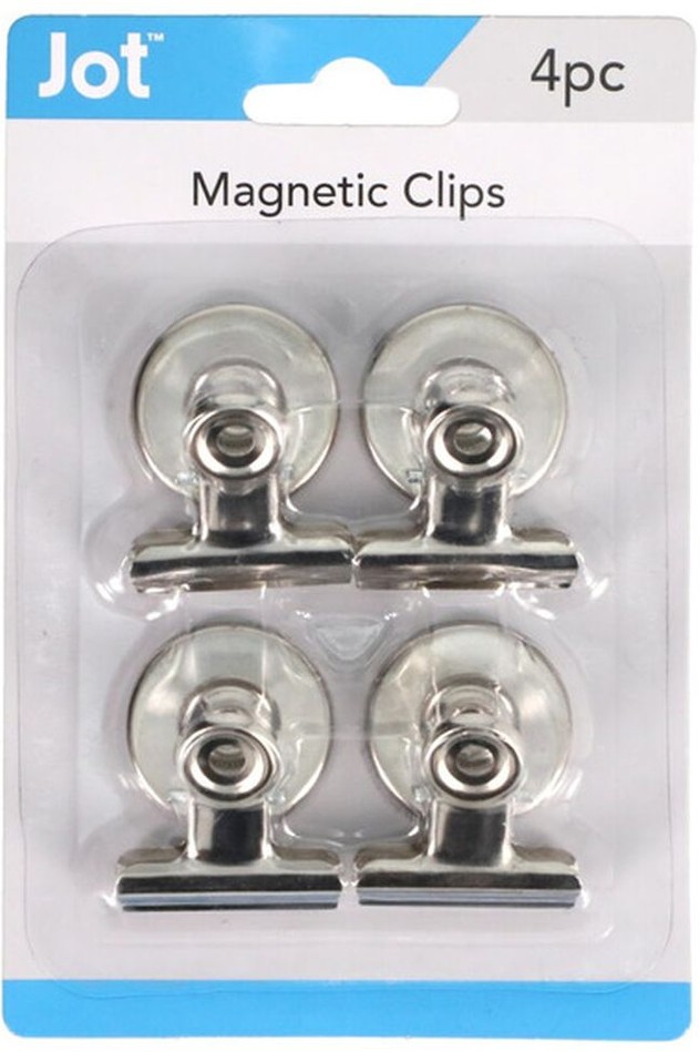 1.3" x 1.4" x 1" Heavy Magnetic Clips for Whiteboards, Refrigerators & Cabinet