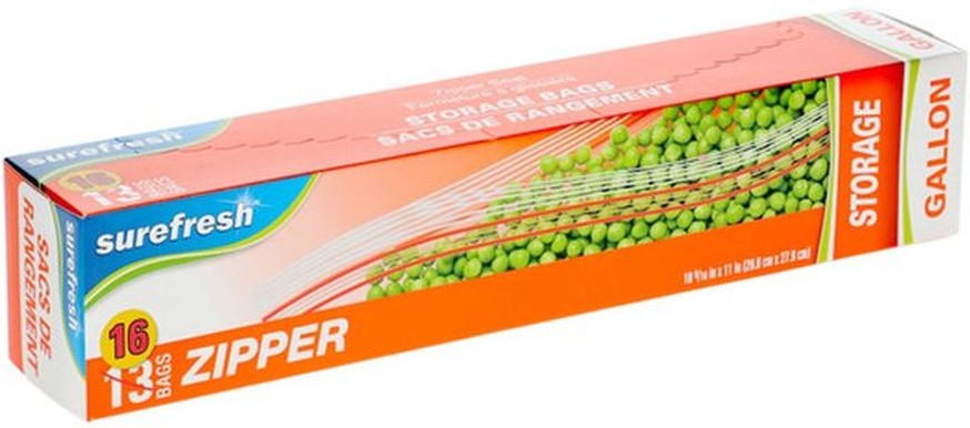 Gallon Storage Zipper Seal Bags