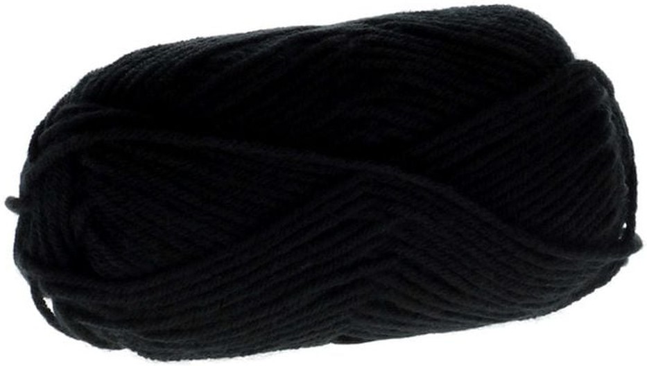 Yarn Black Worsted Yarn Skeins - 131-yard