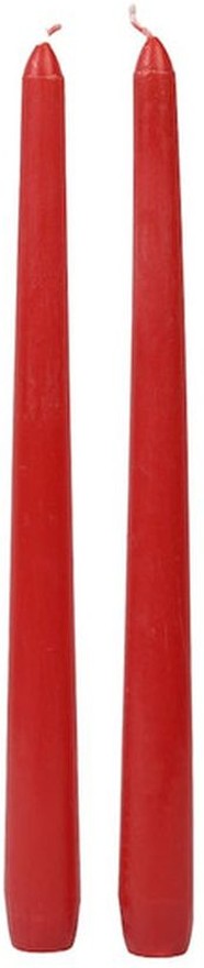 10" Long Red Tapered Candles